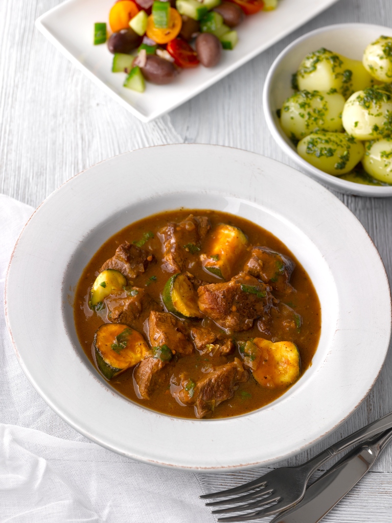 Lamb Casserole with Cinnamon and Courgettes European Beef & Lamb